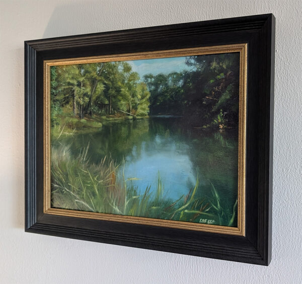 Framed painting